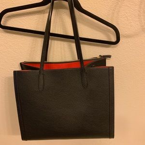 Banana Republic Italian leather large tote